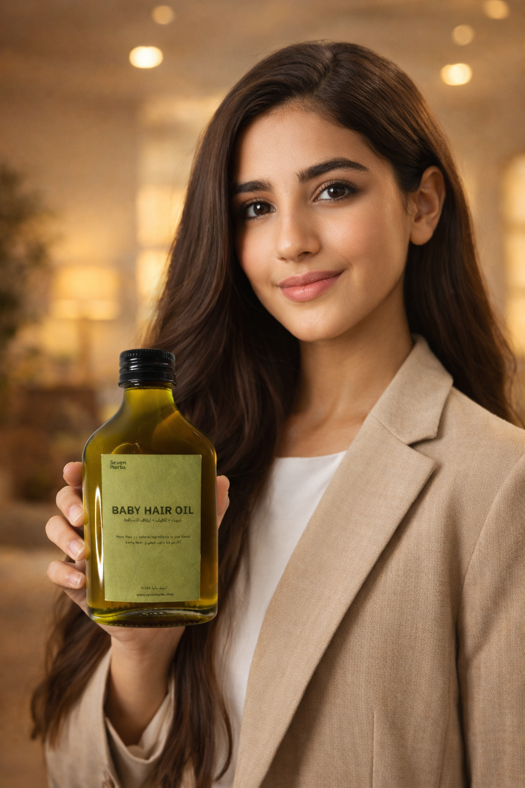 خلطة الزيوت لتنبيت الشعر